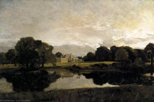 Malvern Hall In Warwickshire — John Constable, Romantic Landscape Painting