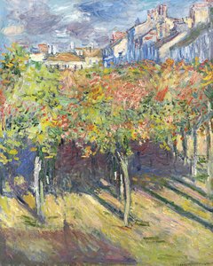 The Lindens Of Poissy — Claude Monet, Impressionism