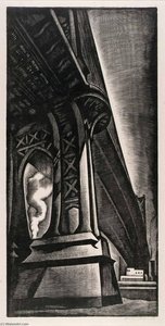 Manhattan Bridge — Howard Cook