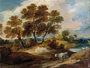 Landscape With A Cow And A Sheep