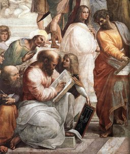 Stanze Vaticane - The School Of Athens (detail) [04] — Raphael, High Renaissance