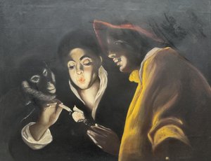 An Allegory (fábula) - El Greco — El Greco, Mannerism