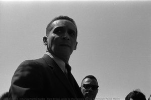 Byrd Brown Looks To The Camera During Pittsburgh Peace March — Charles Martin Hardie
