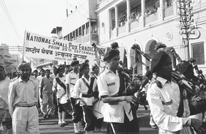 The Anti-smallpox Procession Wends Its Way Through Delhi Streets — Tambrahalli Subramanya Satyanarayana Iyer