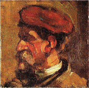 Portrait Of Een Man Met Baret — Тео Ван Досбург