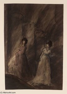 Study For The Sleepwalking Scene, Macbeth — Sir Nathaniel Dance Holland