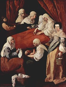 Die Geburt Der Jungfrau — Francisco De Zurbarán