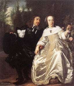 Abraham Del Court And Maria De Keersegieter — Бартоломеус Ван Дер Хелст, Dutch Golden Age