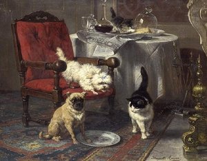 A Bit Of Cheese — Henriette Ronner Knip
