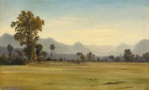 Blick Von Schönbühl Auf Den Vitznauerstock — Robert Zund