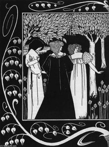 How Sir Launcelot Was Known By Dame Elaine I — Aubrey Vincent Beardsley