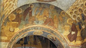 The Last Judgement: Hetoimasia, Mother of God, John the Baptist, Adam and Eve, the angels, the apostles Peter and Paul