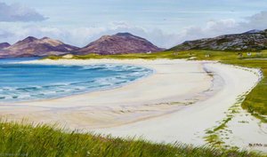 Seilabost Beach Looking over to Luskentyre