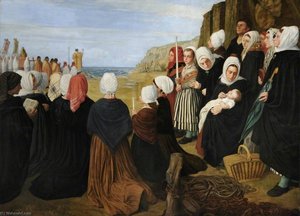 Blessing The Sea — Alphonse Legros