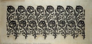 Matrix For Printing Textiles — Mariano Fortuny Y Madrazo, Art Nouveau
