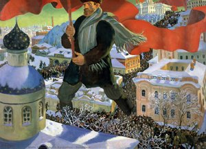 Bolshevik — Boris Mikhailovich Kustodiev, Realism