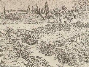 Garden With Flowers 2 — Vincent Willem Van Gogh, Post-impressionism