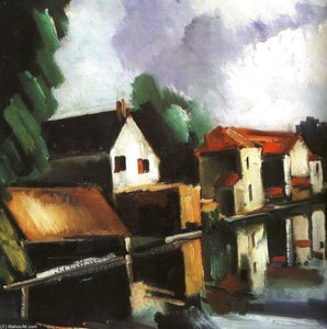The River — Maurice De Vlaminck, Fauvism