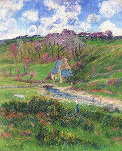 Bretons On The Banks Of A River — Henri Moret