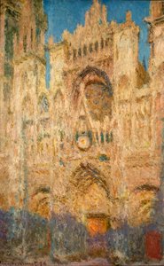 The Rouen Cathedral In The Evening — Claude Monet, Impressionism
