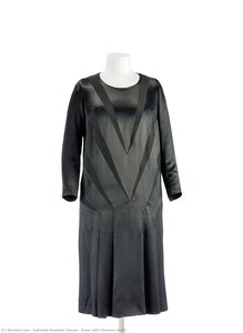 Dress with Chevron Motif