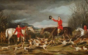 Gogerddan Hunt — Alfred Worthington, Contemporary Realism