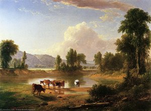 View Of Esopus Creek, Ulster County, New York — Asher Brown Durand