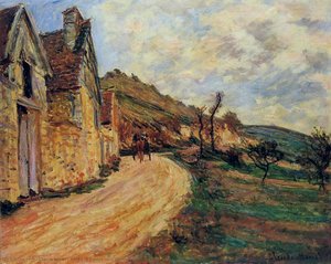 Rocks At Falaise Near Giverny — Claude Monet, Impressionism