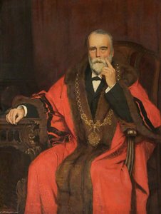Leonard Gilbert, Mayor Of Chester (1893) — Thomas Leonard Hughes, Contemporary Realism