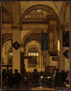 Intérieur D'un Temple Protestant — Emanuel De Witte