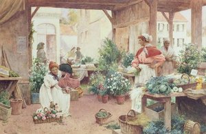 Early Morning Market — Alfred I Glendening