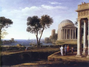 Landscape With Aeneas At Delos — Claude Lorrain (claude Gellée)
