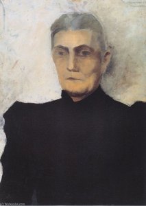 Portrait Of An Old Woman — Paula Modersohn-becker