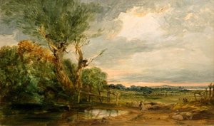 Blackwall Reach From Charlton Fields — James Netherlands, Romanticism