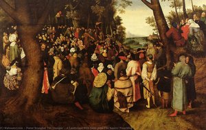 A Landscape With Saint John The Baptist Preaching