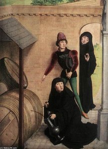 Scenes From The Life Of St Bertin (detail) — Simon Marmion