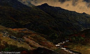 View Of Barrisdale Forest — Archibald Thorburn