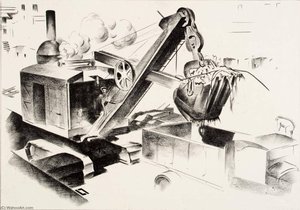 Steam Shovel — Louis Lozowick