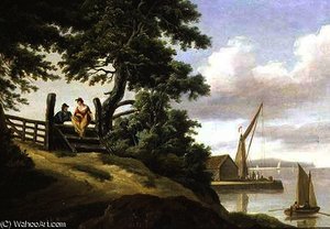 Lovers by a Gate