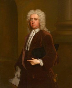 Portrait Of A Gentleman In Brown (probably Christopher Lethieullier, 1676–1736) — Michael Dahl