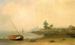 The Stranded Boat — Martin Johnson Heade