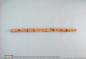 Transverse flute in D front