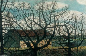 Bald Trees With Houses — István Nagy