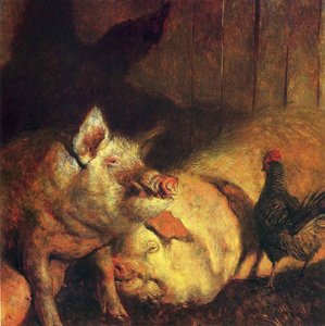 Night Pigs — Jamie Wyeth