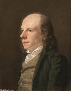 A Portrait Of John Flaxman, R.a. — John Raphael Smith, Neoclassical