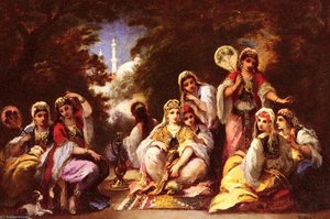 Women Of The Seraglio — Narcisse Diaz De La Peña