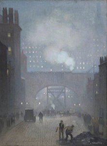 York Street Leading To Charles Street, Manchester — Pierre Adolphe Valette