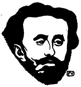 Portrait Of French Poet Tristan Corbière — Félix Vallotton