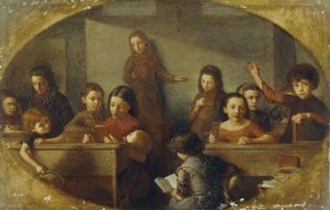 Board School Children — Barnett Samuel Marks