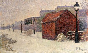 Snow, Butte Montmartre — Paul Signac